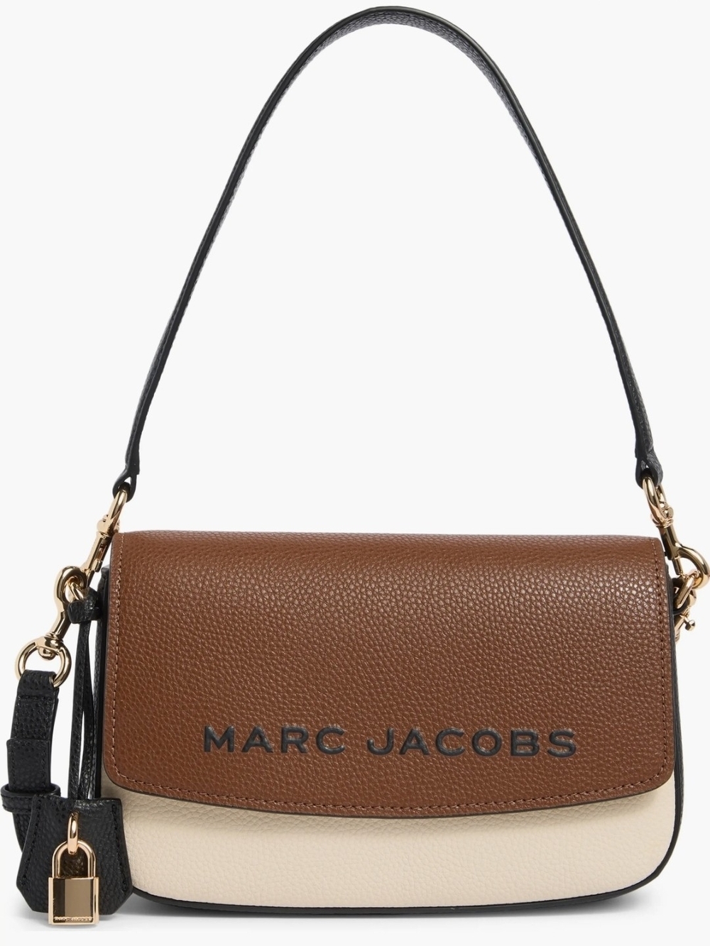 Marc Jacobs The Bold Saddle Leather Shoulder Bag  - NEW Retails $458